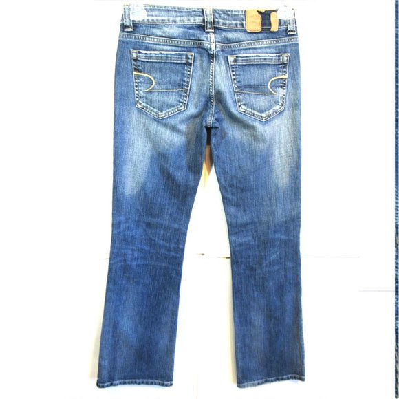 AEO Boyfriend 77 Bootcut Low Rise Women's Jeans 2R - Picture 4 of 5